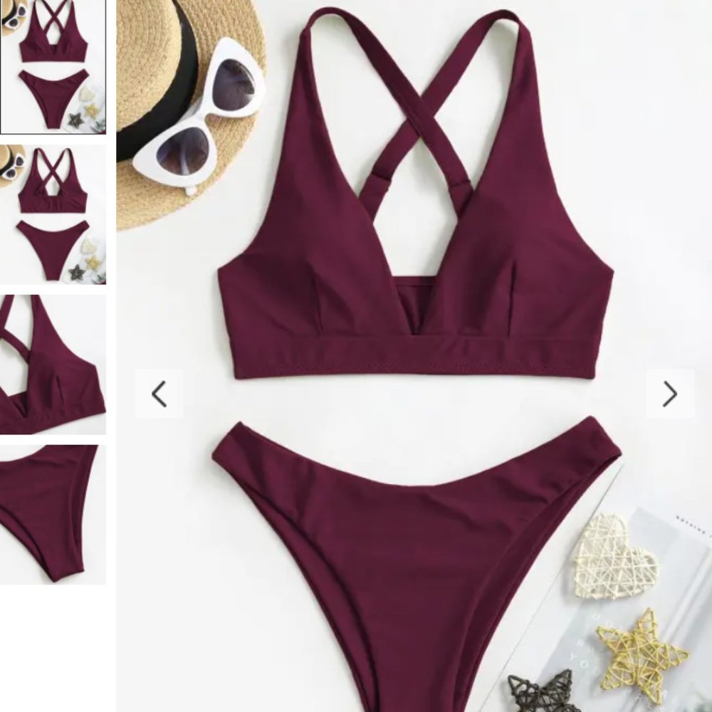 ZAFUL High Cut Crisscross Bikini